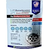 Drain Fly Killer Powder – Eliminates Drain Flies & Sewer Flies in Drains, Sinks, Showers – Fast-Acting Treatment - Septic Safe & Made in USA