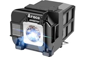 Araca ELPLP75 /V13H010L75 Projector Lamp with Housing for Epson PowerLite 1940W 1945W 1950 1960 1965 1955 EB-1945W EB-1960 Replacement Projector Lamp