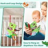 beiens Baby Books Touch and Feel Crinkle Cloth Book for Babies view 5