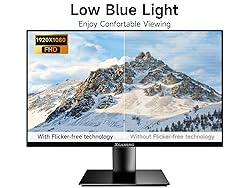 memzuoix 24 Inch FHD Computer Monitor, 1920x1080