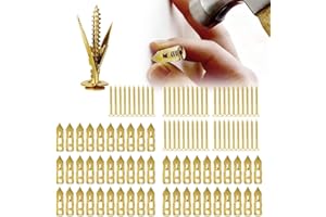 GENERIC Self Drilling Drywall Anchors with Screws Kit, 2025 Upgraded Direct Insertion Expansion Screw, Self Drilling Anchor Screws for Drywall, Drywall Screws for Fixing Picture, Furniture (50 PCS, 1.57)