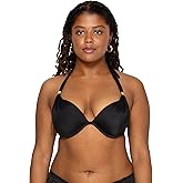 Smart & Sexy Women's Swim Secret Mega Push-up Halter Bikini Top