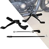 HDBUBALUS Motorcycle Forward Controls Footpegs Levers Linkages Fit for Harley Sportster Custom Super Low Seventy Two 1200 XL1200C XL1200T 883 Iron XL883N