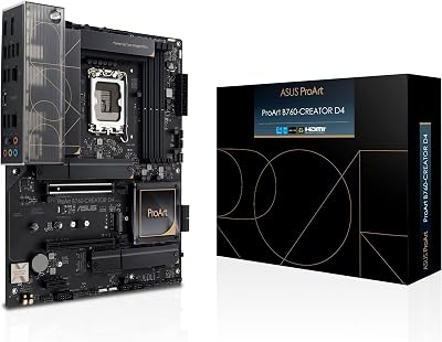 ASUS ProArt B760-CREATOR D4 Motherboard LGA 1700 DDR4 PCIe 5.0 3xM.2 2.5Gb LAN