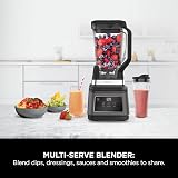 Ninja 2-in-1 Blender with Auto-IQ 1200W 2.1L Jug & 700ml Cup BN750UK view 3