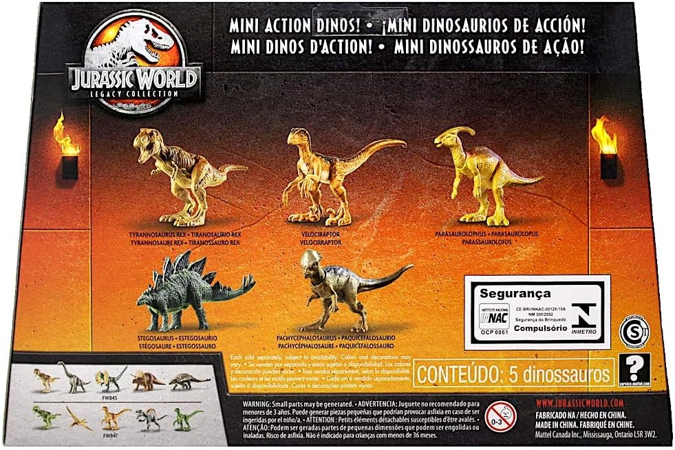 mini action dino jurassic world