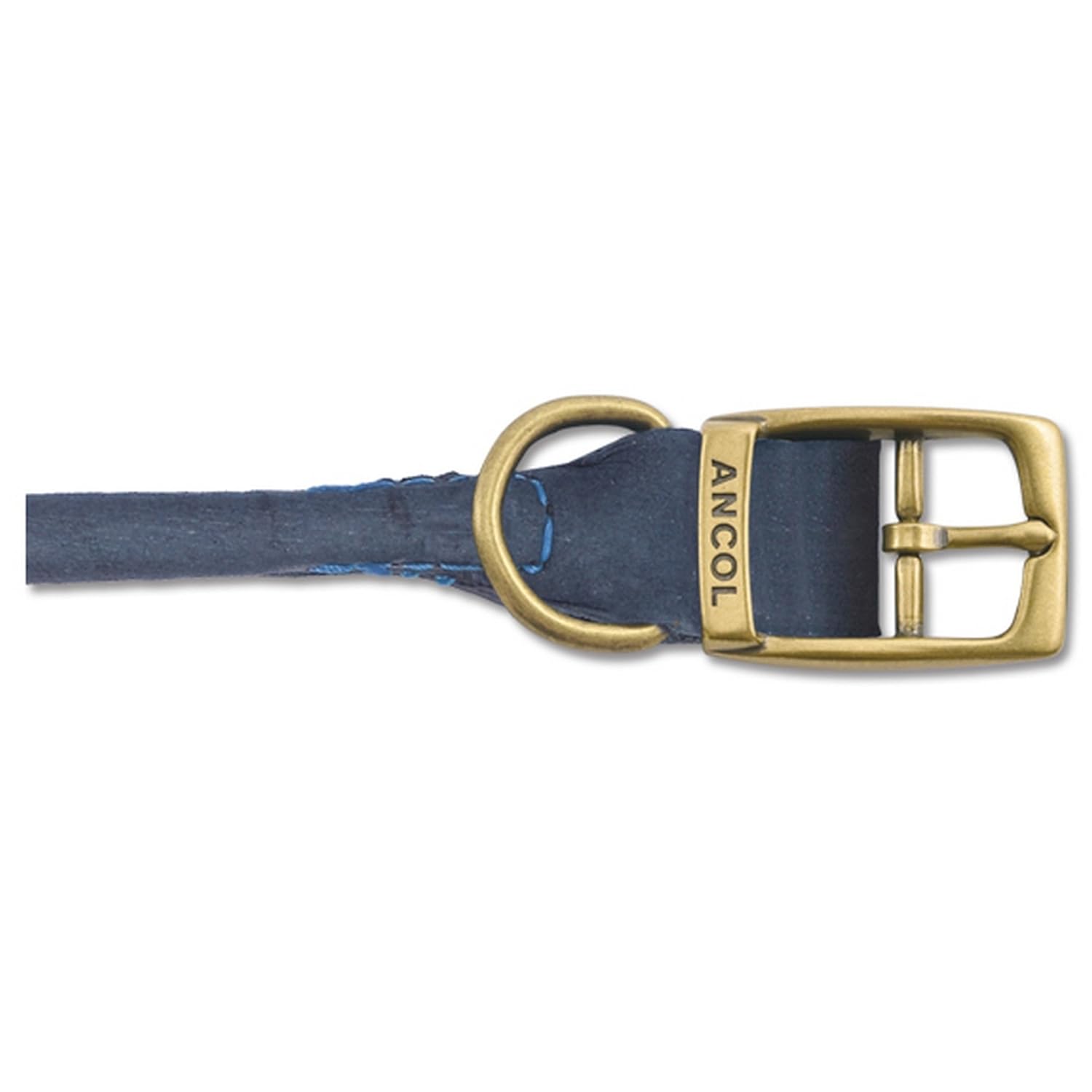 Ancol Timberwolf Lederen Whippet kraag Sable om 30-34cm nek te passen