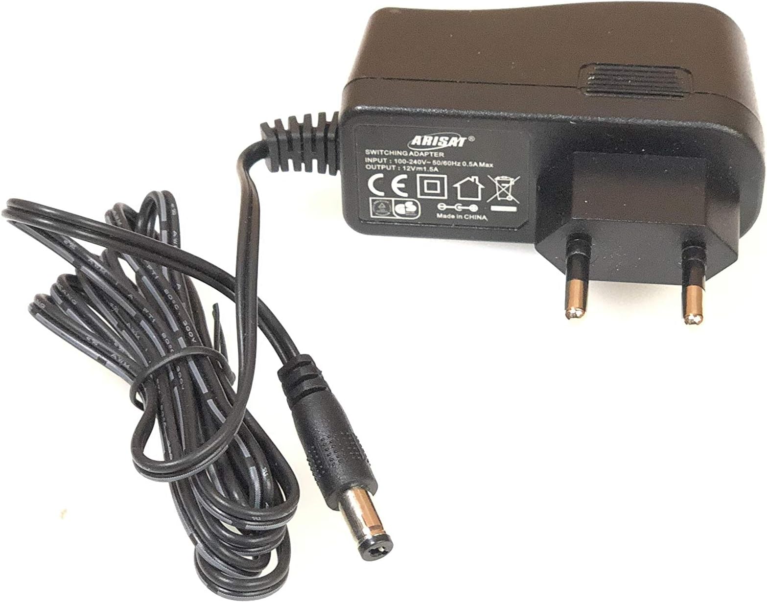 Power Adapter 12volts 1 5 Ampere 2 Pin Plug Dc Pin Price In Uae Amazon Uae Kanbkam