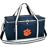 Clemson State Licensed Tigers 64 Can Capacity Semi Rigid Collapsible Leakproof Cooler- Designed & Quality Approved in The US