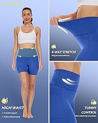 CAMPSNAIL Biker Shorts Women with Pockets