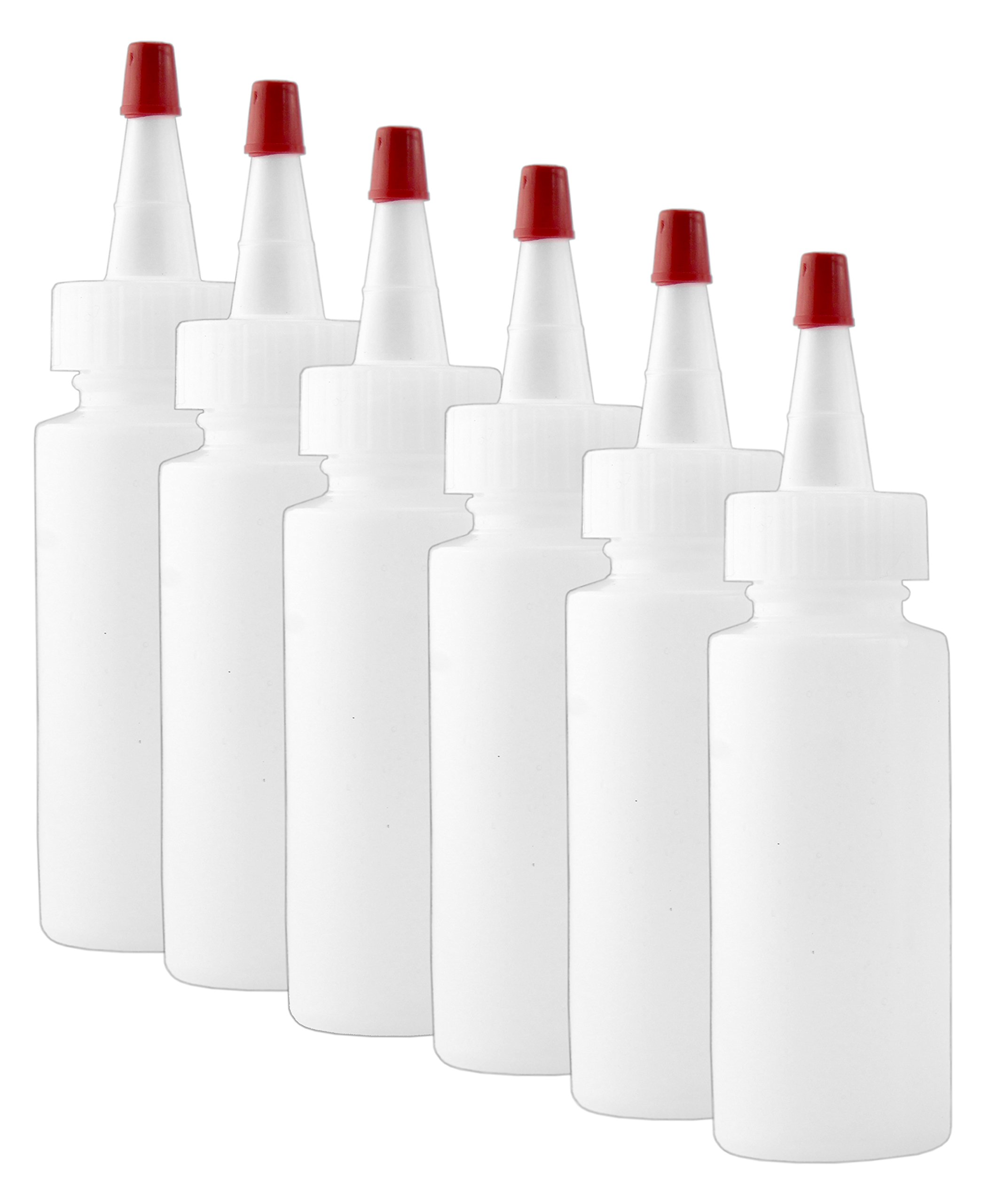 2 Oz. HDPE Plastic Squeeze Bottles for Crafts, Art, Glue, Multi Purpose