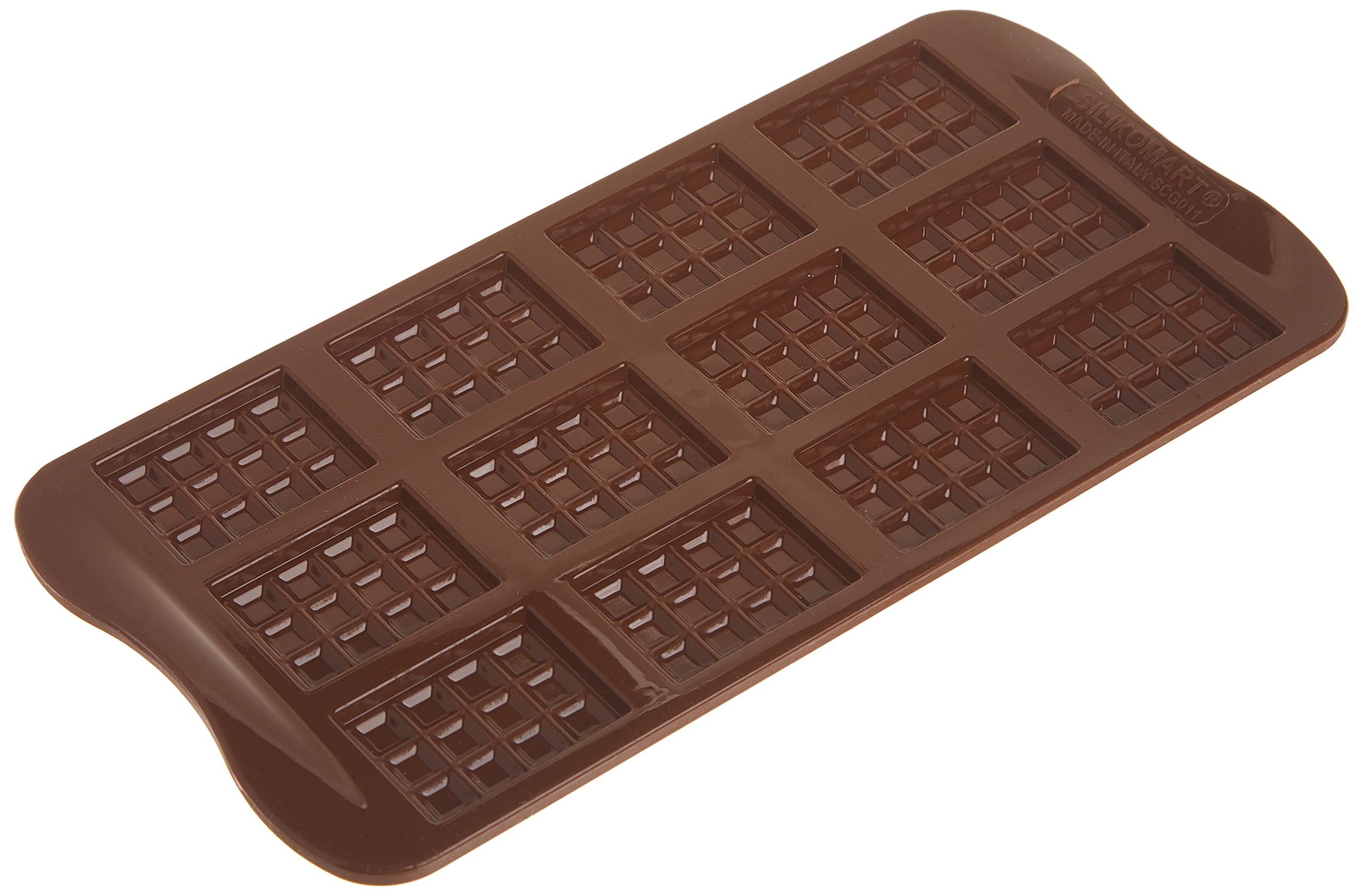 Photo 1 of Silikomart Silicone Chocolate Candy Bar Mold, 0.13 oz x 12