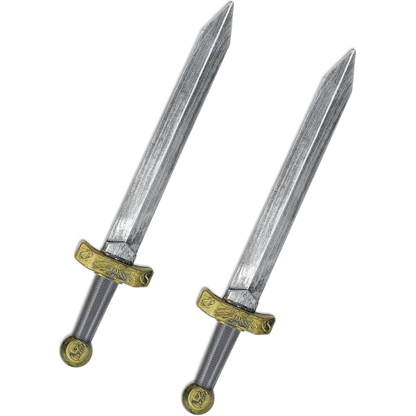 Amazon.com: Arcady Set of 2, Halloween Knight Sword Toy Medieval