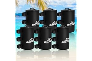 GALTEED Canopy Water Weight Bag,132 LBS Water Tent Weights Set of 6 Leg Weights for Pop Up Canopy,Canopies,Tent,Gazebo,Black