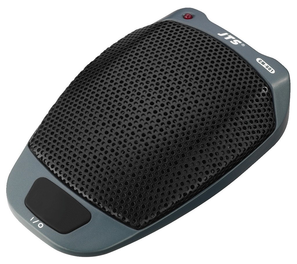 JTS CM-601 Electret Boundary Microphone Stage Microphone for Theatre Performances and Discussion Voice Amplifier with Robust and Anti-skid Housing - Black