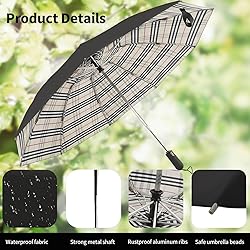 ZDSSM Compact Travel Umbrella Inverted Reverse