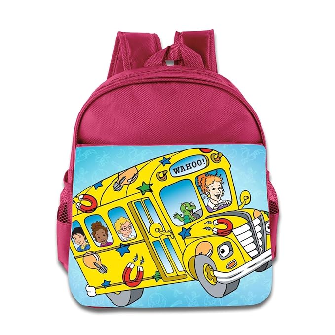 MAOHONGKO Kids The Magic School Bus School Backpack Girl Middle School
