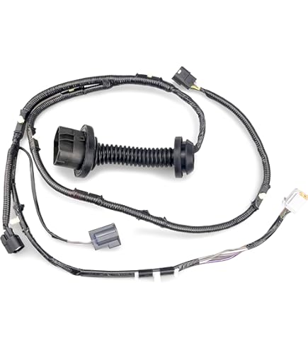 LEVANLIGHT Rear Driver Side Door Jumper Wire Harness For 2009-2014 Ford F150 Crew Cab - Replaces 9L3Z-14631-CAA