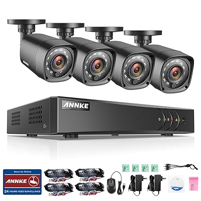 ANNKE 1080P 4-in-1 Security Camera | Color Night Vision CCTV Surveillance Bullet Camera