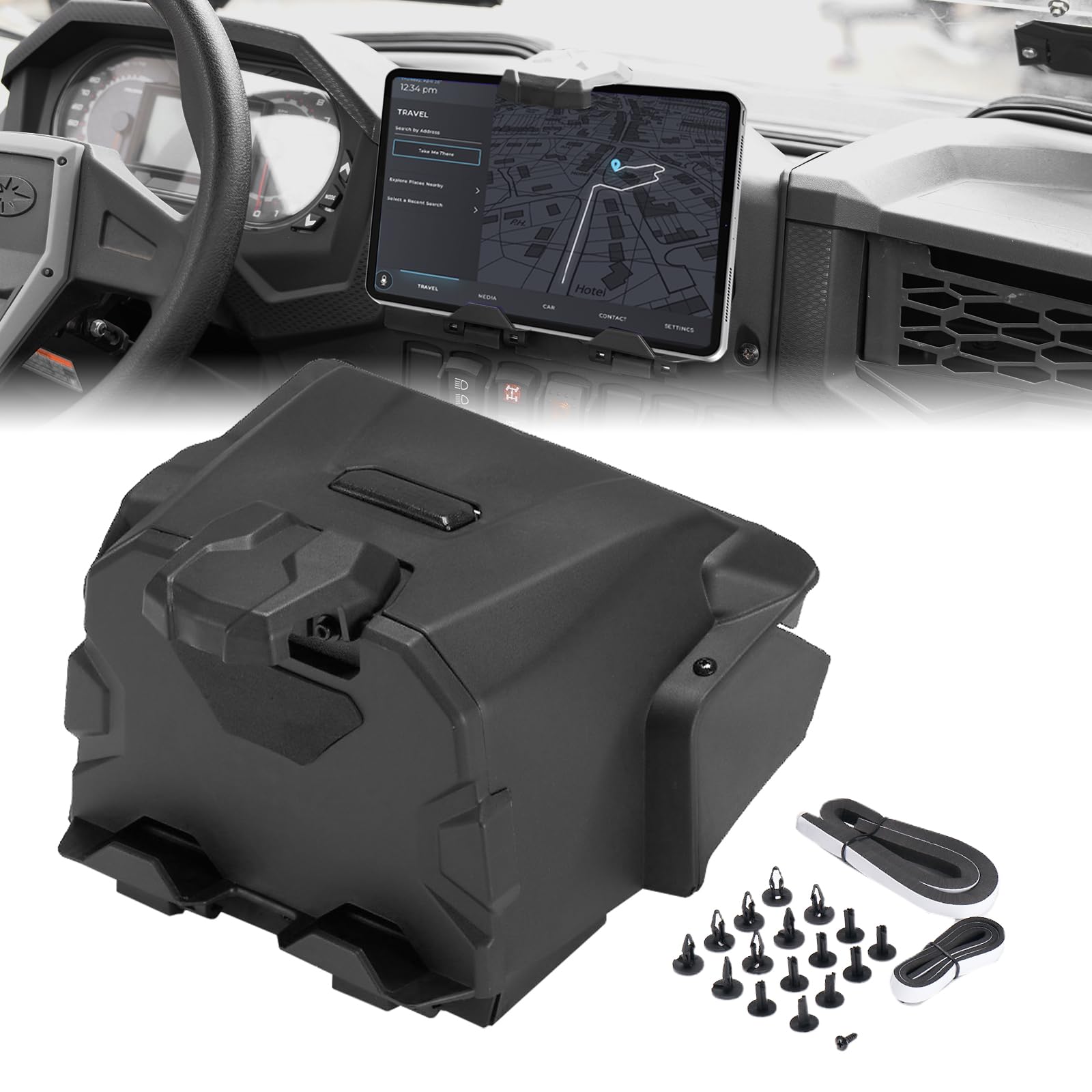 Photo 1 of A & UTV PRO Phone Mount and Tablet Mount for Polaris RZR 1000 XP 2019-2023 Accessories UTV Tablet Mount GPS Navigation System for RZR Phone Holder Ipad Mount for XP RZR Turbo