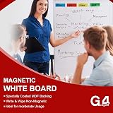 G4GADGET Dry Wipe Magnetic Whiteboard 20x30cm Double Sided with Eraser view 6