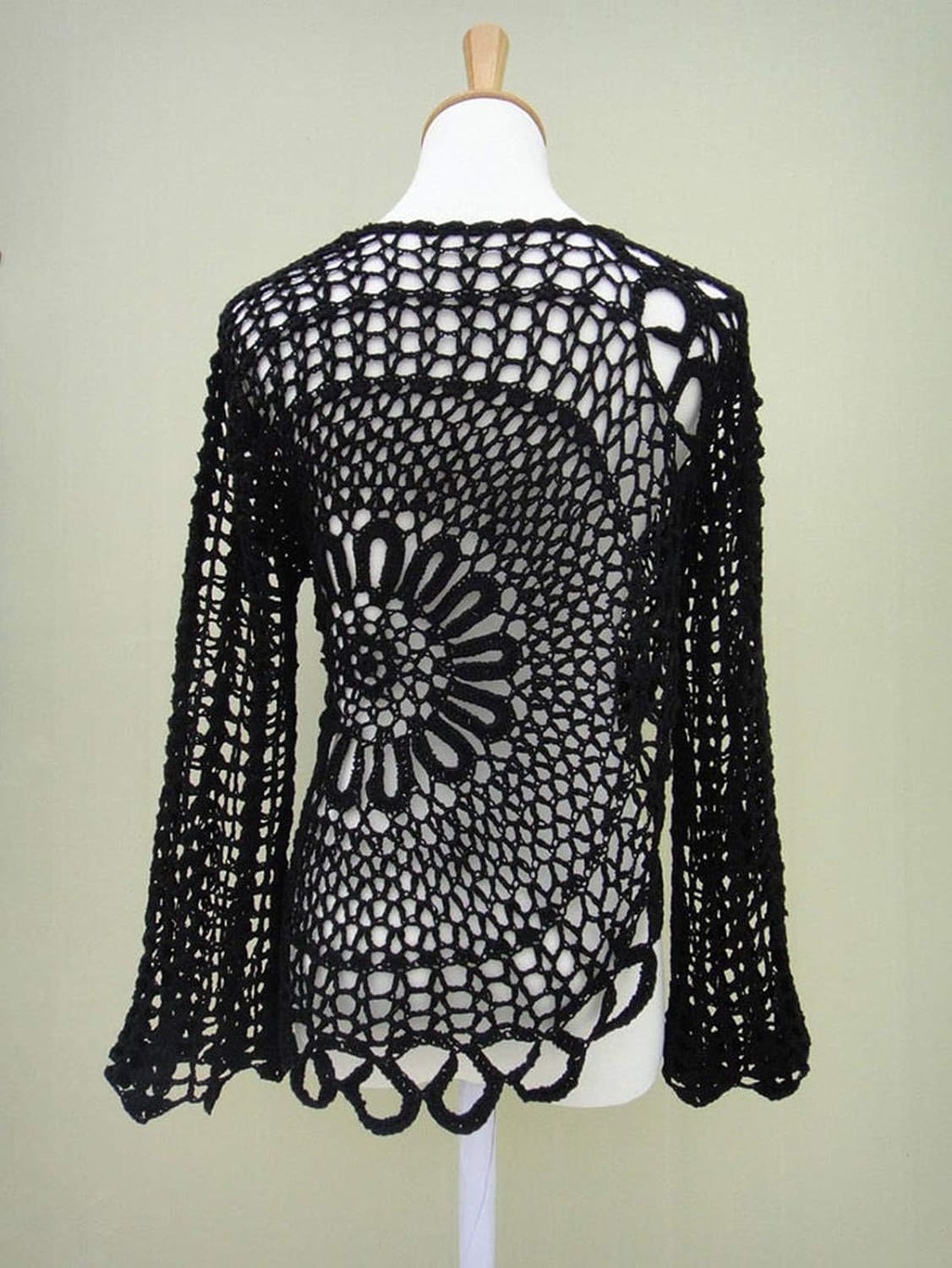 only damen crochet blouse top noos weiss