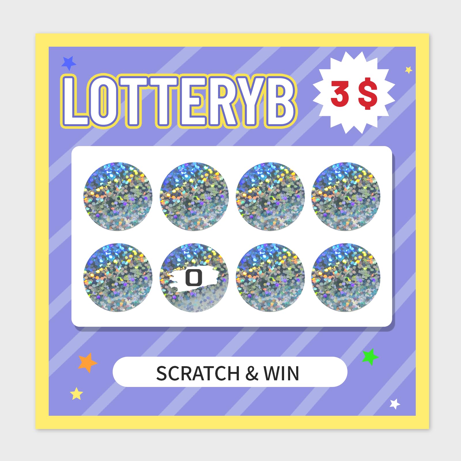 Mua 300 Pack Scratch Off Stickers, 1