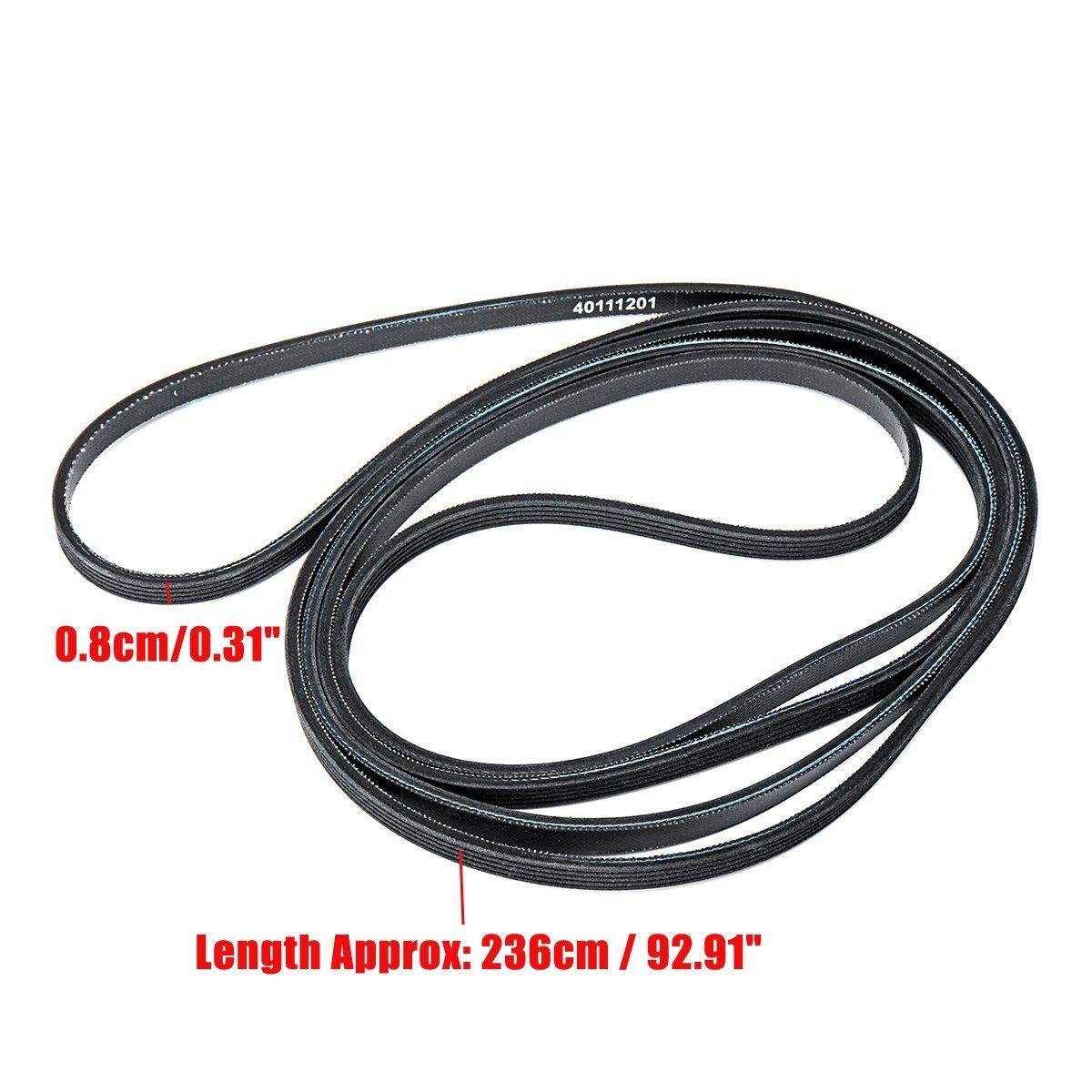 OEM Whirlpool Dryer Drum Belt WP40111201 – Genuine Factory Part For Whirlpool, Maytag, Kenmore & More
