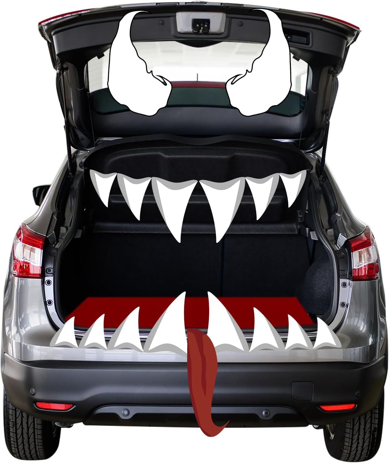 Garage Door Decorations - Digi4U Trunk or Treat Car Decorations Kit,Monster Halloween Car Decorations for SUV,Halloween Decor for Garage Door Entryway Archway