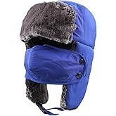 Winter Boy Trapper Trooper Hat Outdoor Warm Girls Ski Cap Windproof Mask Ear Flaps Hats for Kids