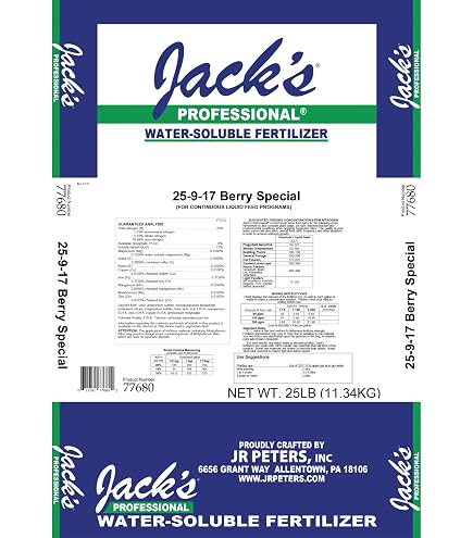 Amazon.com: Jack's Professional 25-9-17 Berry Special Water