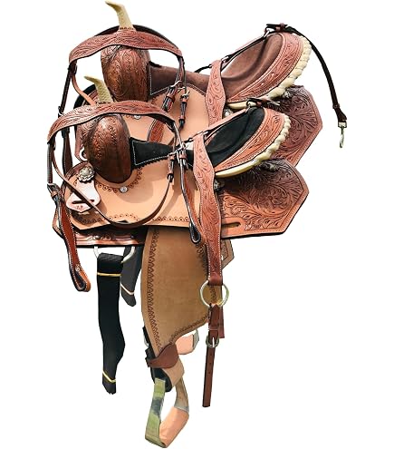 Mini selle western - Cadeau artisanal et entièrement