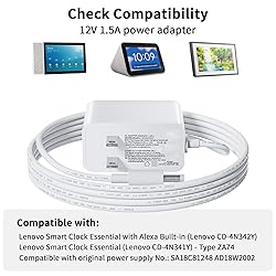 15W Power Cord Replacement for Amazon Echo Dot