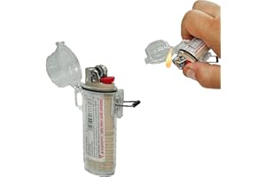 CALIGARS Waterproof Lighter Case- Case for Bic, Outdoor (Variety Colors)