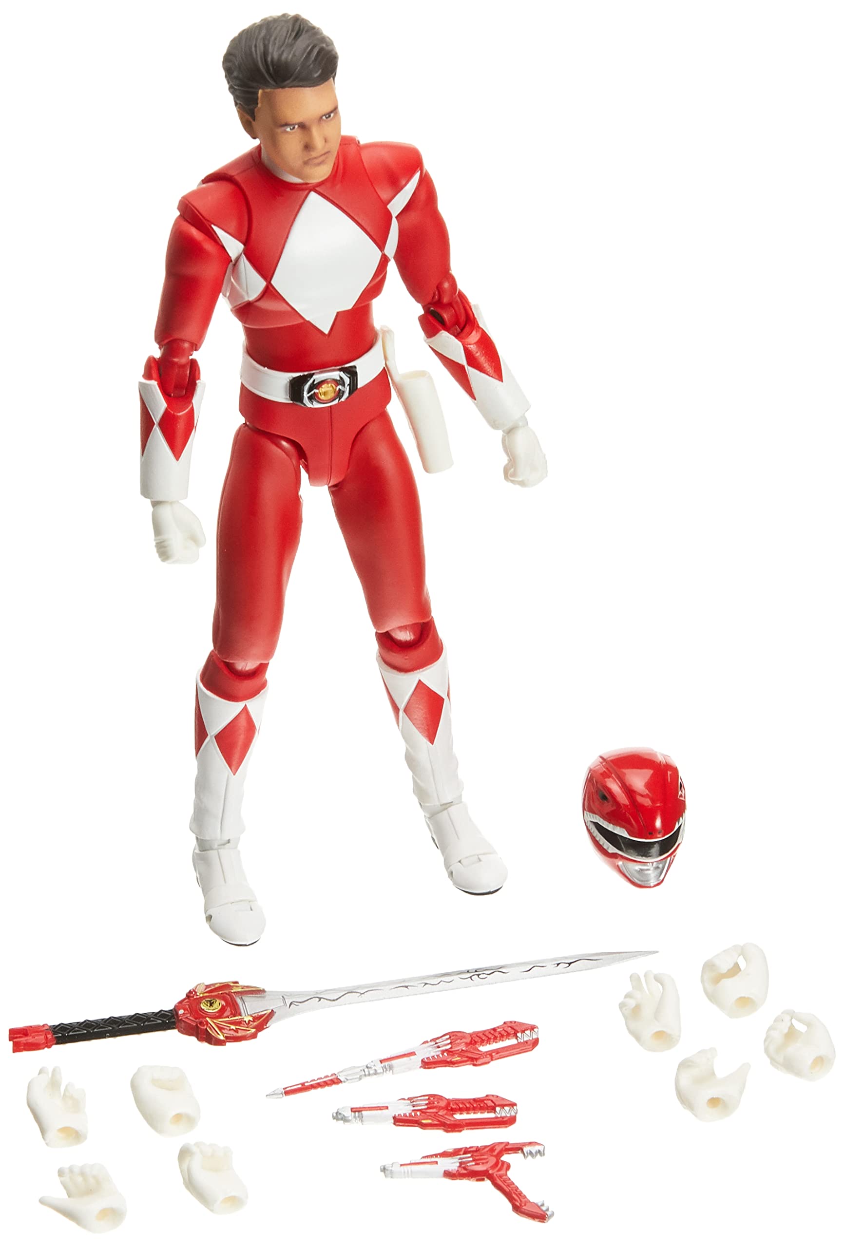 Bandai Tamashii Nations S.H. Figuarts Power Rangers SDCC 2018 Red Ranger Action Figure, 65876