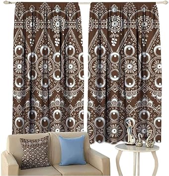 Amazon Com Hengshu Blackout Window Curtains Sliding Soundproof