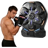 Smart Music Boxing Machine with LED Lights &amp; Bluetooth Speaker &ndash; Interactive Punching Bag for Fitness, Rhythm Training &amp; Stress Relief &ndash; Home Gym Equipment for Adults and Child with 8 Hitting Points
