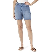 Gloria Vanderbilt Women's Relaxed 8" Short Shorts - Casual Denim Shorts With 5 Pockets - View #2