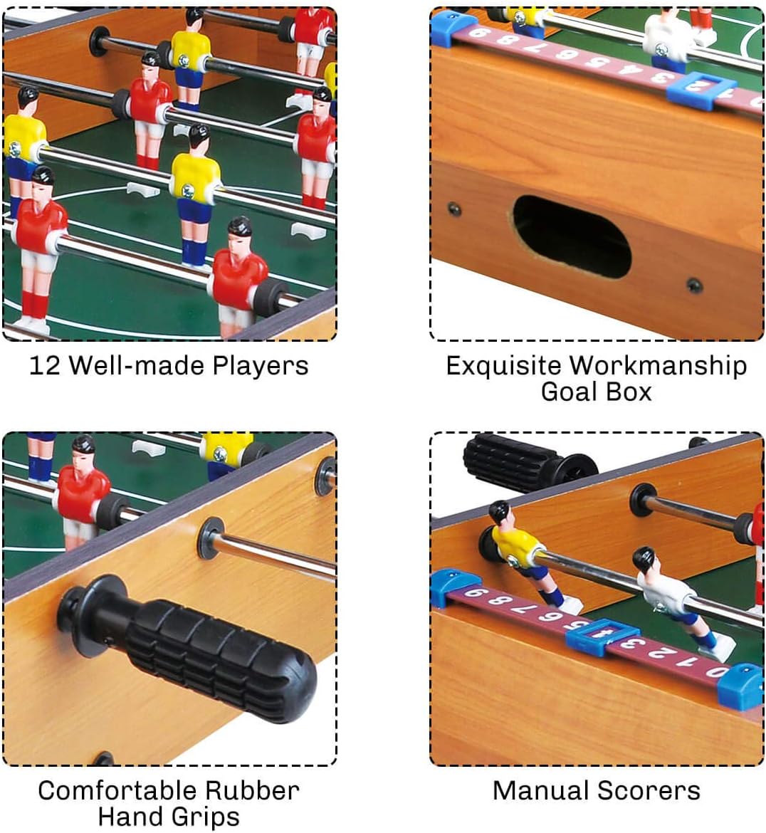 CIGOCIVI 20” Foosball Table Games for Family Game Night with Kids