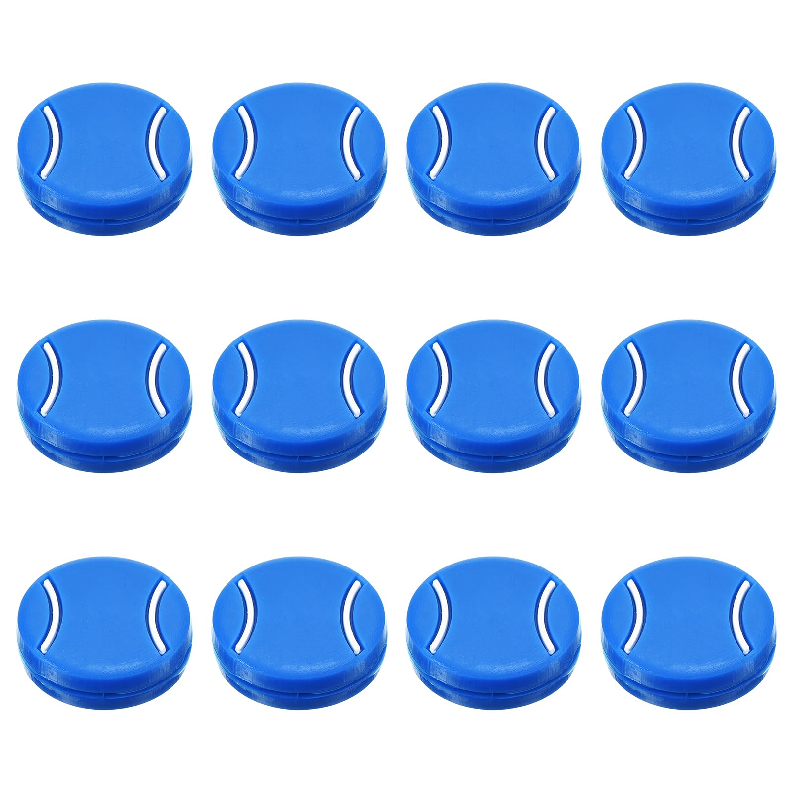 PATIKIL Tennis Racket Vibration Dampener, 12 Pack Tennis Racket Damper Silicone Racket String Shock Damping Absorber for Tennis Racket and String, Blue