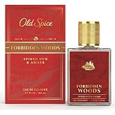 Old Spice Cologne for Men, Sophisticated Forbidden Woods Scent, 3.4 fl oz | Spiced Oud &amp; Amber Notes | Premium &amp; Pairable Fragrance Spray for Day &amp; Night Wear | Masculine &amp; Signature Scent