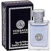 VERSACE Pour Homme 5 Ml Eau de Toilette Mini, 0.17 Ounce