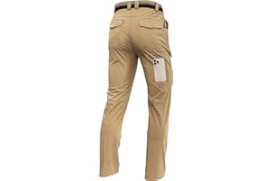 LINLANG EN Men's Lightweight Hiking Cargo Pants Waterproof Quick Dry Travel Fishing Climbing Work Outdoor Pants