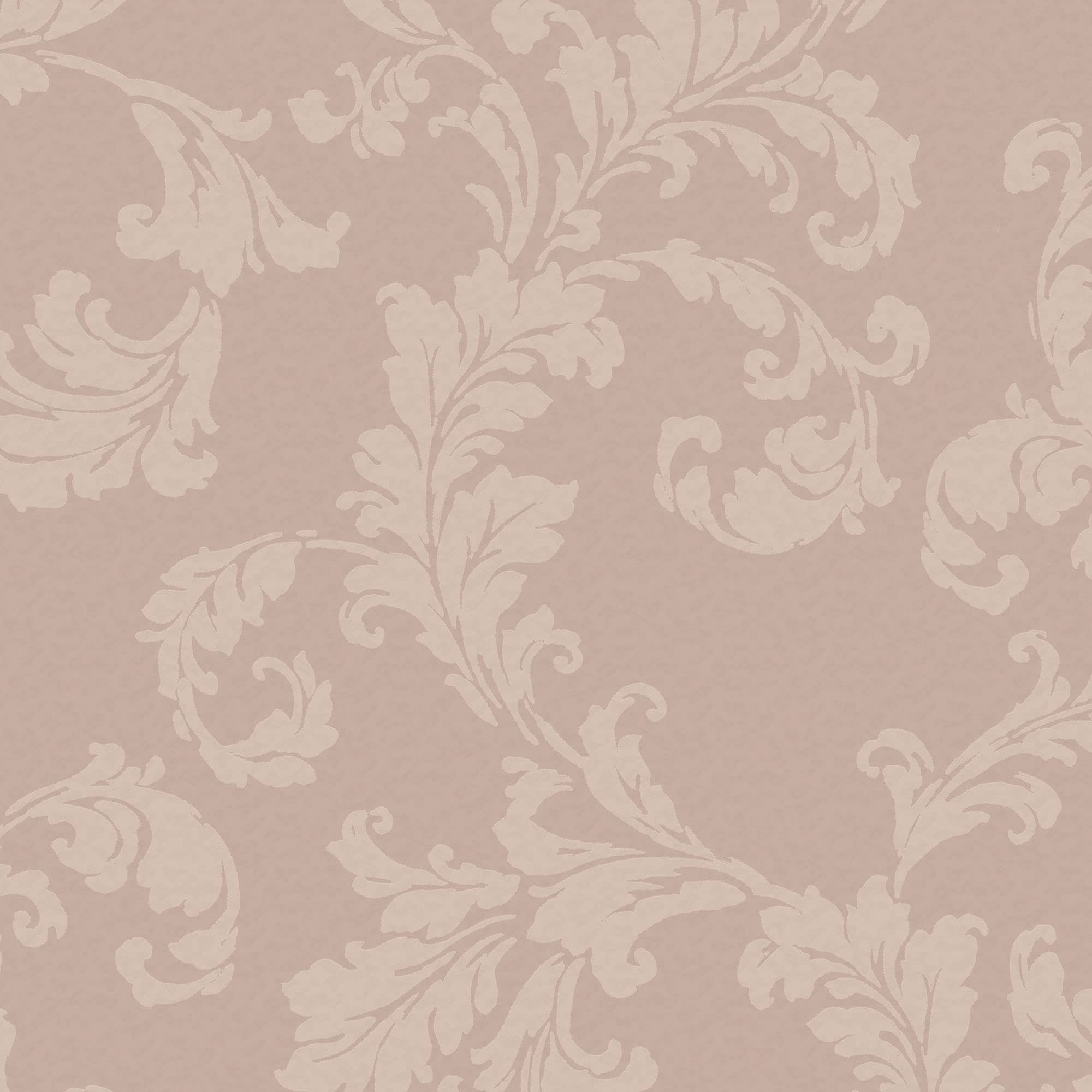 Galerie DWP0250-04 Emporium Acanthus Trail Wallpaper, Pink, 10m x 53cm