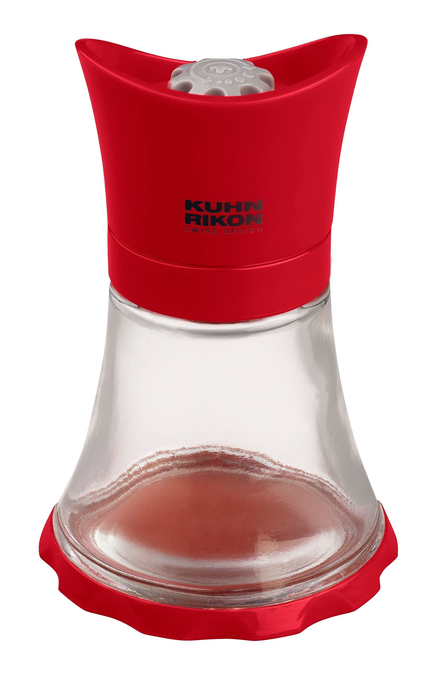 KUHN RIKON Mini Vase Grinder, Red, Plastic, 12 x 12 x 8 cm