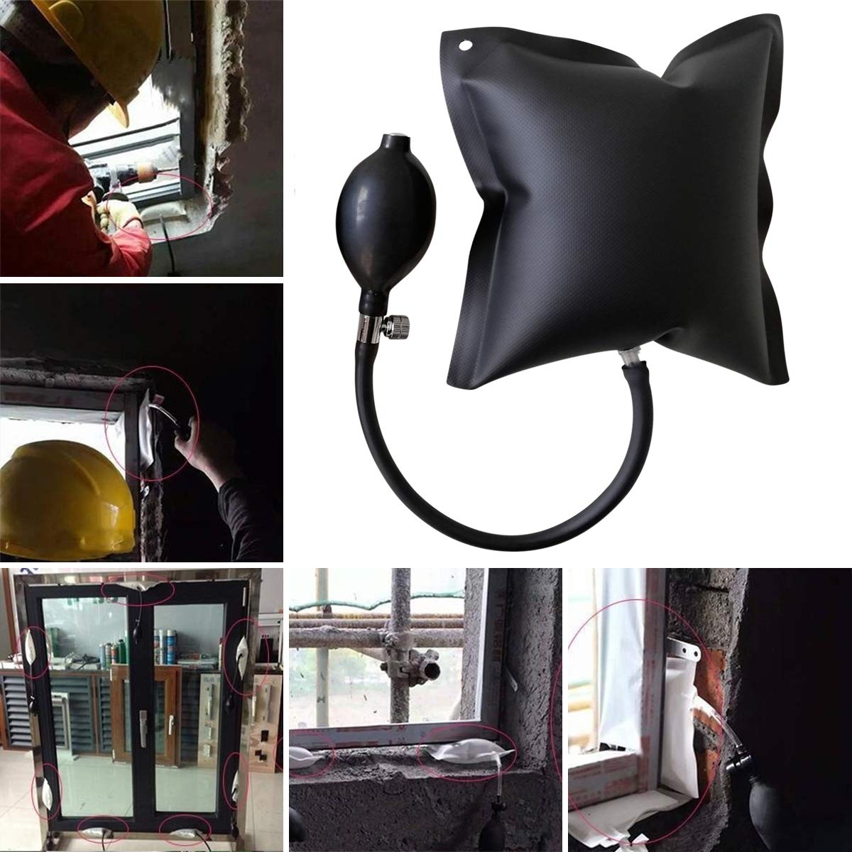 ESYNiC 2 PZ Pompa ad Aria per Finestre Pompa a Cuneo Gonfiabile Cuscino Gonfiabile per Montaggio