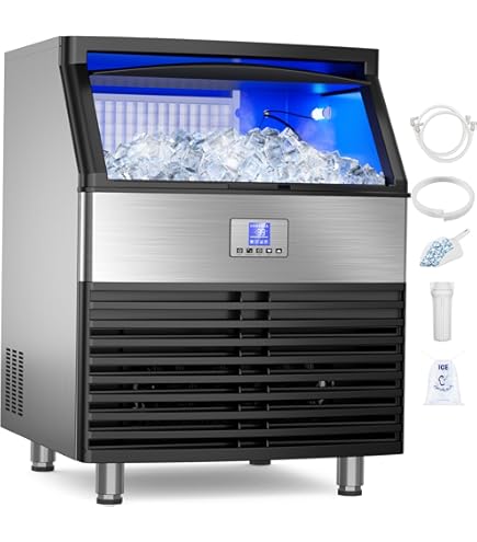 Amazon.com: Hoshizaki KMD-505MAJ, Crescent Cuber Icemaker, Air