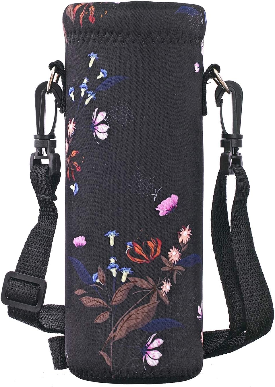 AUPET Water Bottle Carrier,Insulated Neoprene Water Bottle Holder Bag Pouch Cover 500ML Adjustable Shoulder Strap, Great for Stainless Steel, Plastic Bottles, Sport, Energy Drinks