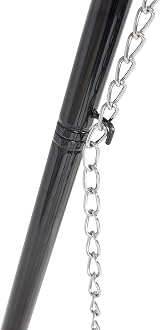 La Hacienda Tripod with BBQ Grill Adjustable Height Portable Black view 2