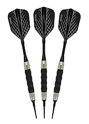 Sure Grip Viper Black Soft Tip Darts with Dart Case